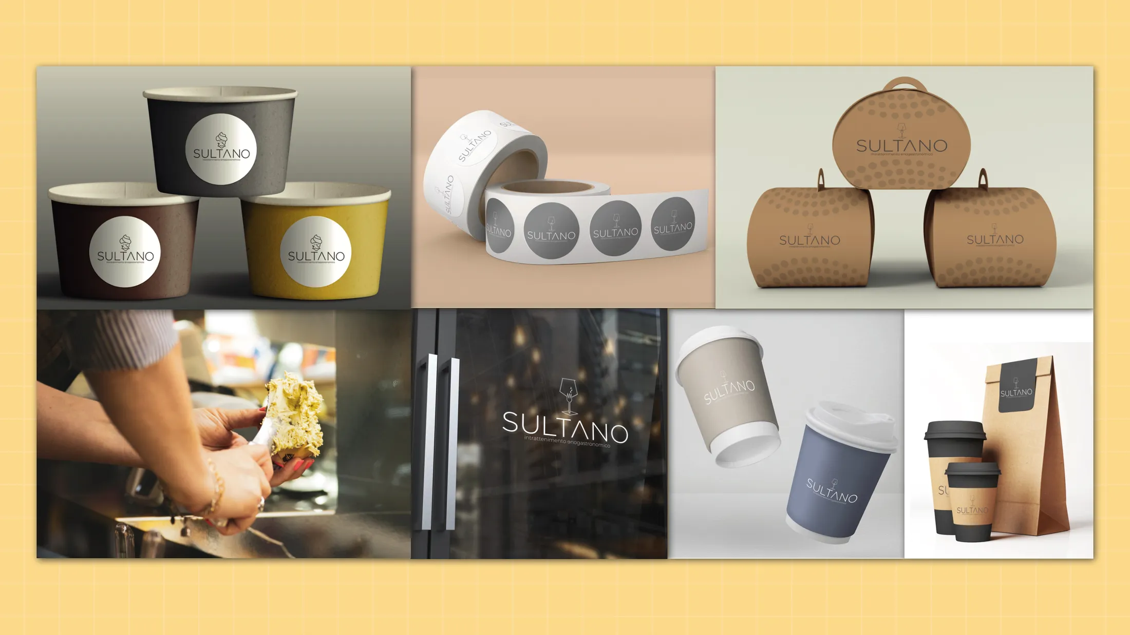 Sultano — Brand identity completa