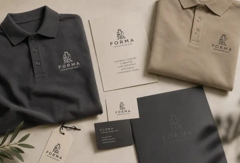 Forma Boutique Suite — Brand application